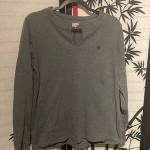 Chase Bank grey jersey top